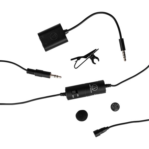 Main product image for Audio Technica ATR3350xiS Omnidirectional Lavalier Microphone240-5513